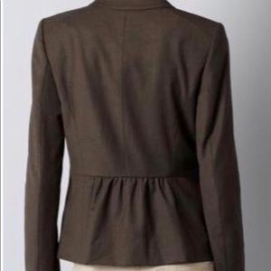 Ann Taylor peplum cropped jacket